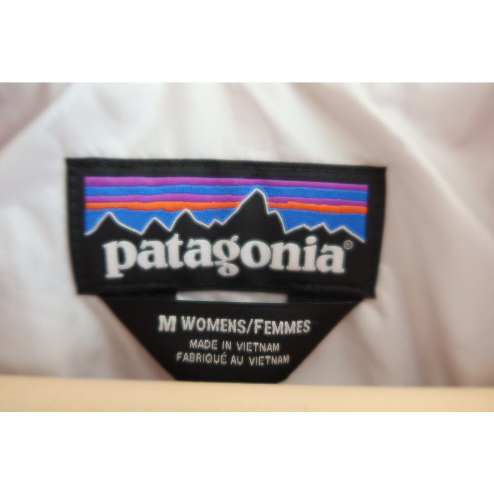 Patagonia Nano Puff Pullover Puffer Jacket Quarter Zip Quilted Red Womens Medium - Picture 4 of 7